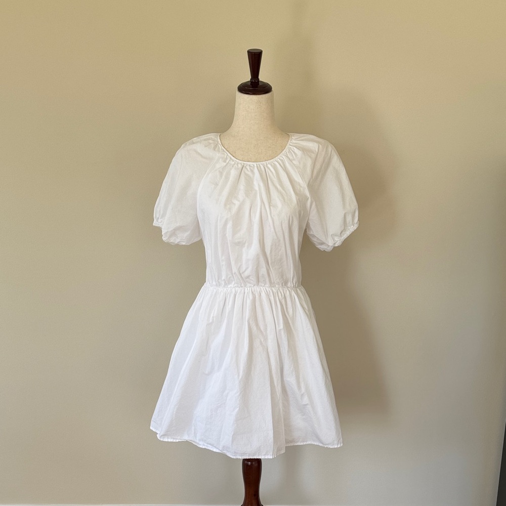 J. Crew White Cotton Dress